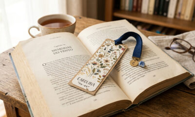 Deixe seus livros mais charmosos com marcadores de página feitos à mão