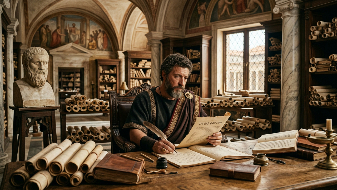 Marco Aurélio, filósofo e imperador romano: “A paz começa quando você para de lutar contra tudo o que não pode controlar.”