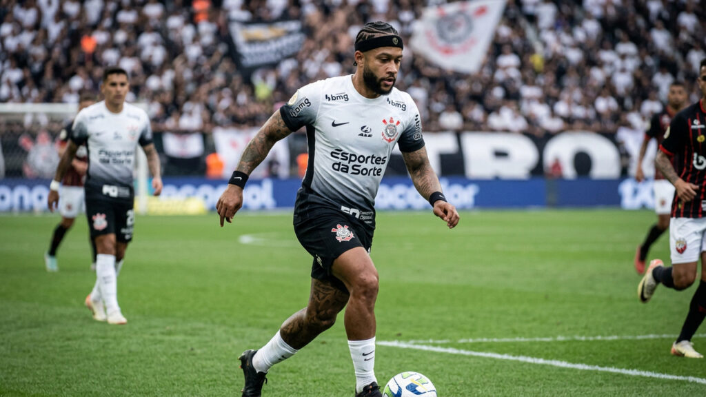 Memphis Depay aceitou reduzir o salário para renovar com o Corinthians até 2028