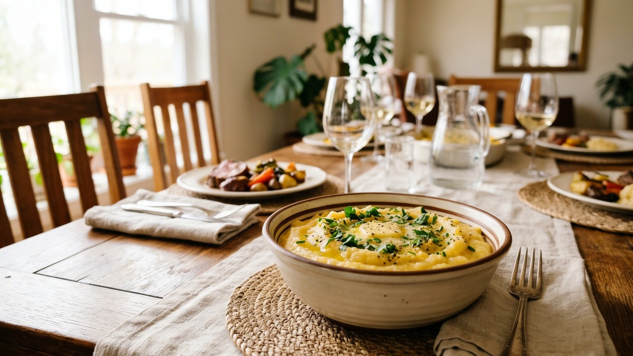 Esse purê de mandioquinha leva poucos ingredientes e fica perfeito para variar o cardápio
