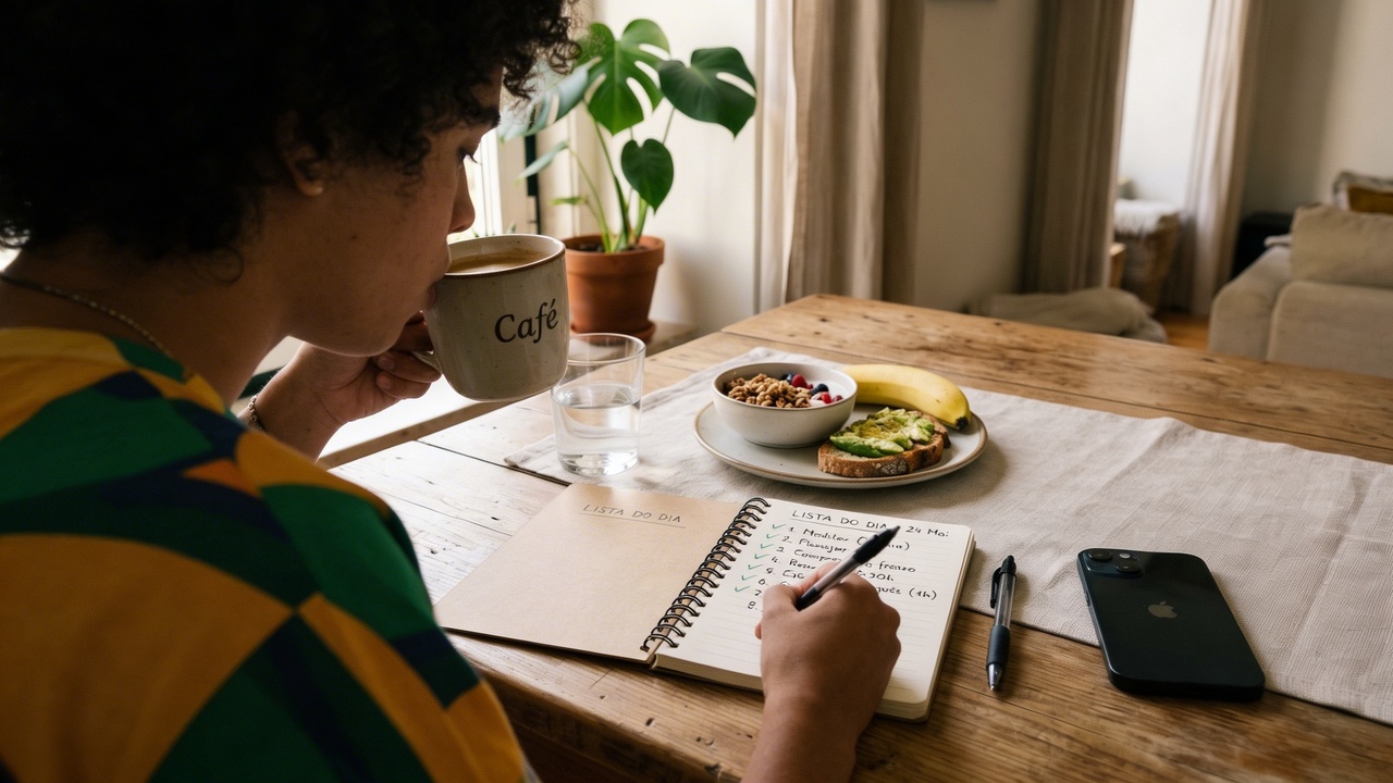 7 hábitos de autocuidado matinal que podem mudar a forma como você começa o dia
