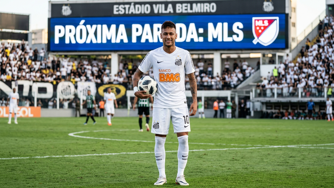 Neymar pode deixar o Santos e mudar o rumo da carreira para jogar na MLS