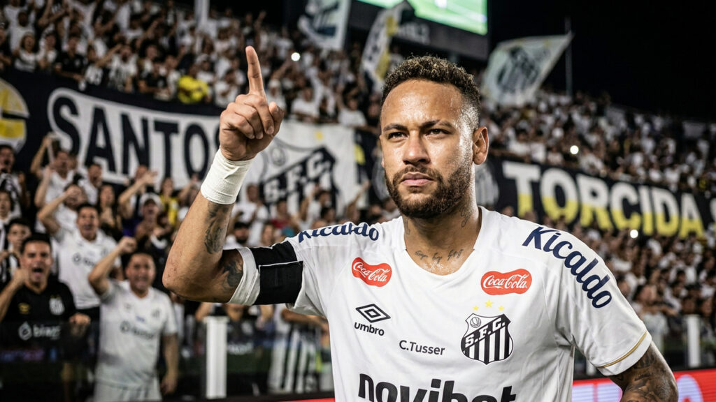 Neymar e Robinho Jr. estão no centro de crise no Santos após acusação de agressão em treino