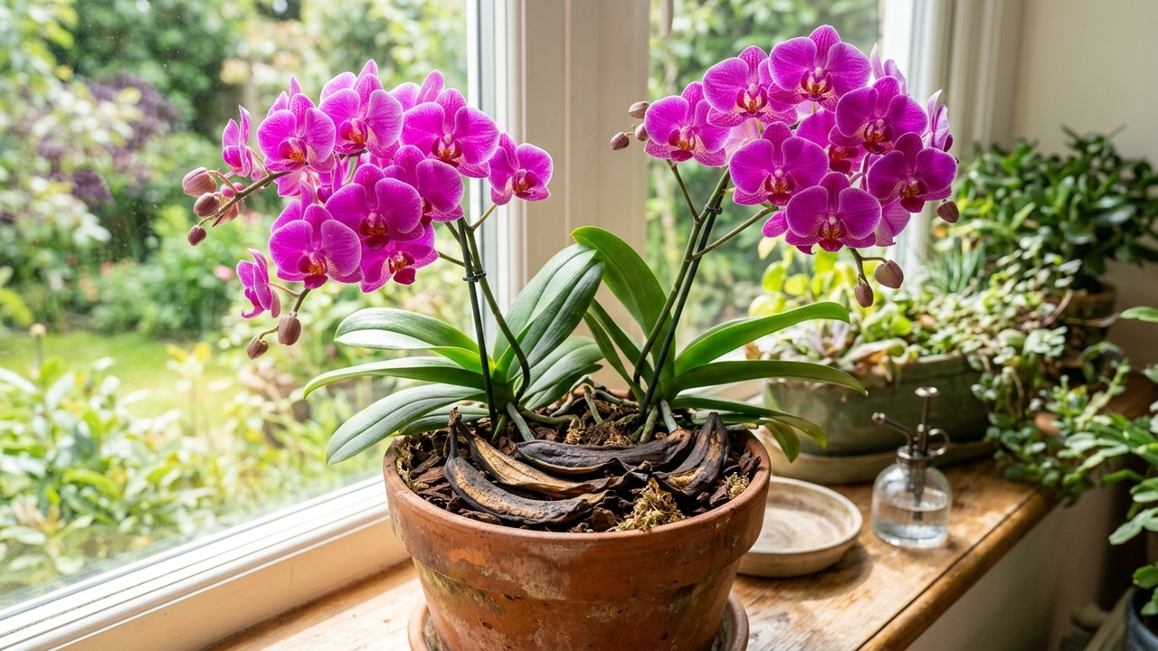 Coloque este ingrediente caseiro para orquídea no vaso e suas plantas vão encher de flores