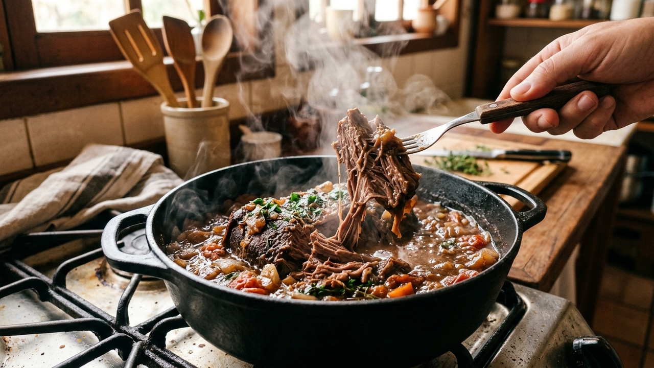 Adicione 1 lata de cerveja na panela de pressão e até a carne mais simples vai desmanchar no garfo