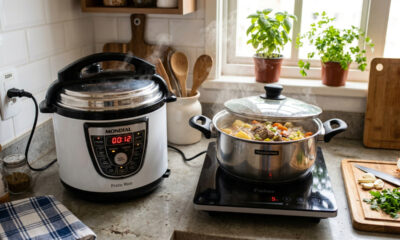 Panela de pressão comum ou elétrica? Qual é a diferença e é a melhor opção para você no dia a dia