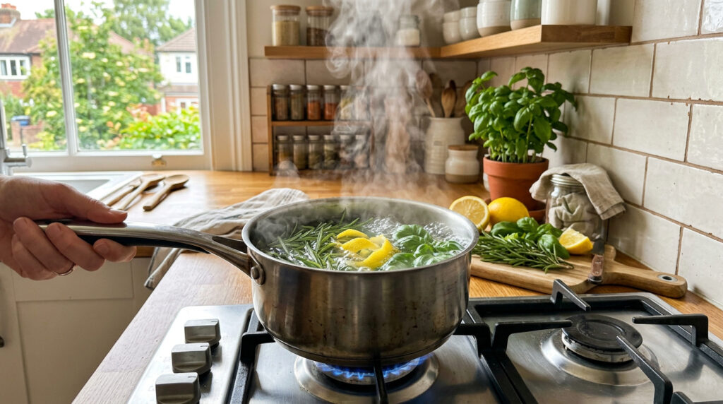 Ferver alecrim, manjericão e casca de limão: para que serve e por que é recomendado