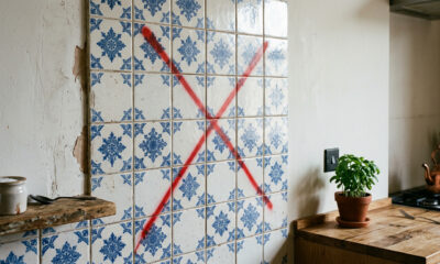 Adeus aos azulejos: uma nova tendência está dominando as paredes das casas