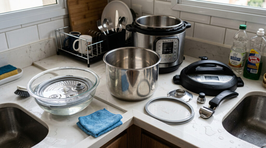 Como eliminar completamente o cheiro de arroz estragado da panela elétrica para que não haja odores desagradáveis e o arroz não estrague novamente