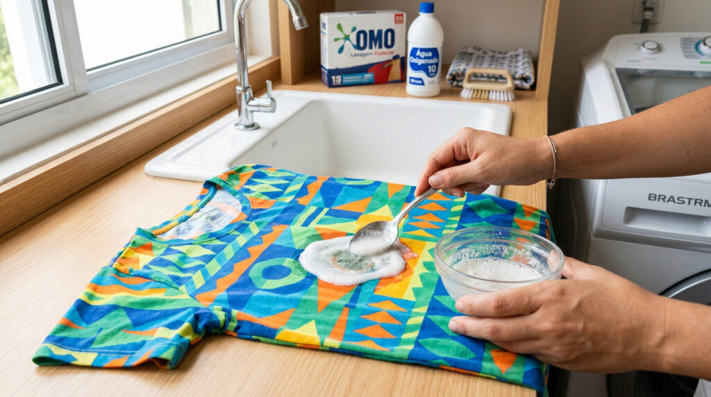 Como remover mancha de mofo das roupas coloridas com apenas 2 ingredientes que você tem em casa