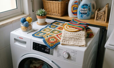 Como lavar peças de crochê na máquina sem medo de estragar ou criar bolinhas