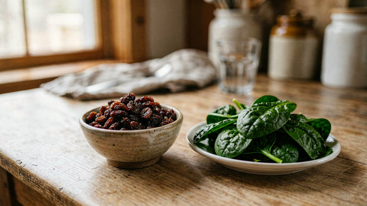 Esta fruta pequena rica em ferro que equivale a um prato de espinafre contra a anemia com mais praticidade