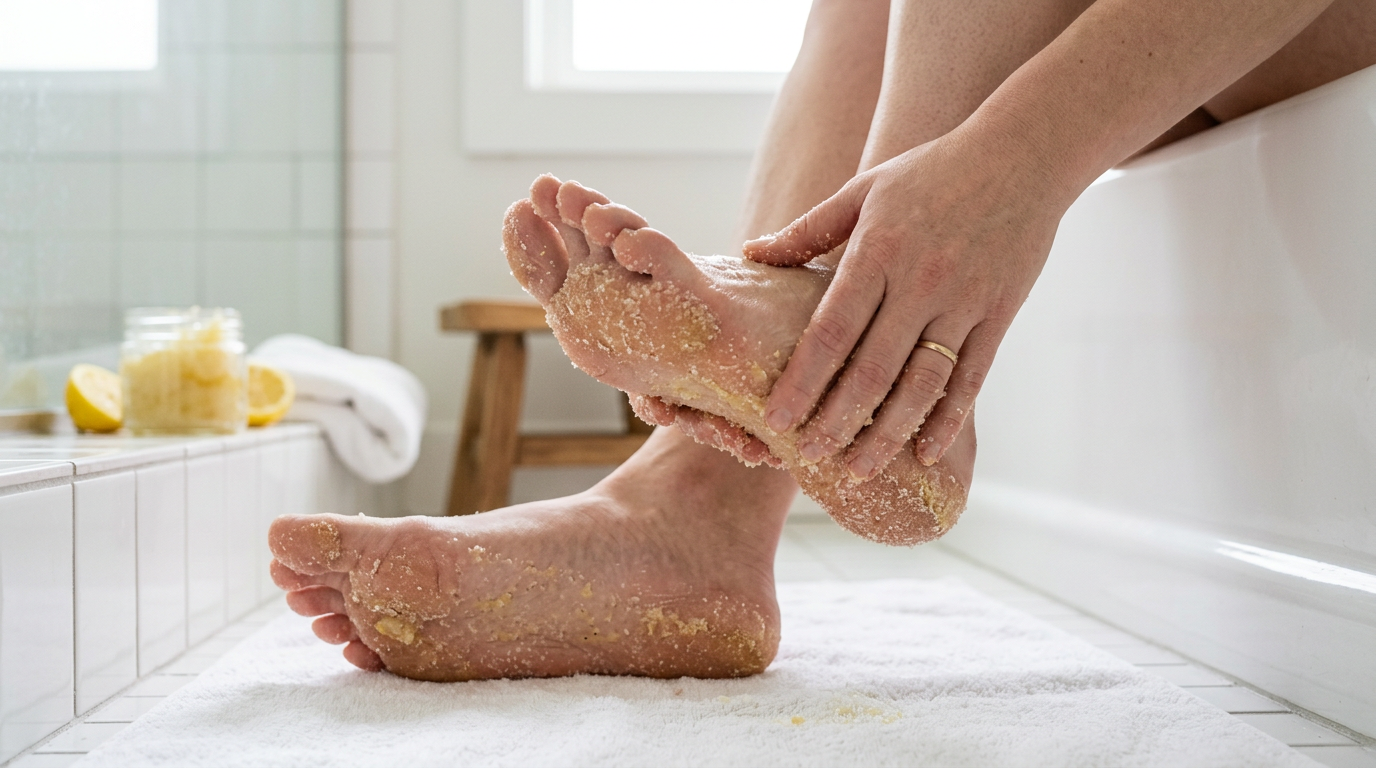 Lavar os pés com açúcar e limão: por que é recomendado e o melhor horário para aplicar