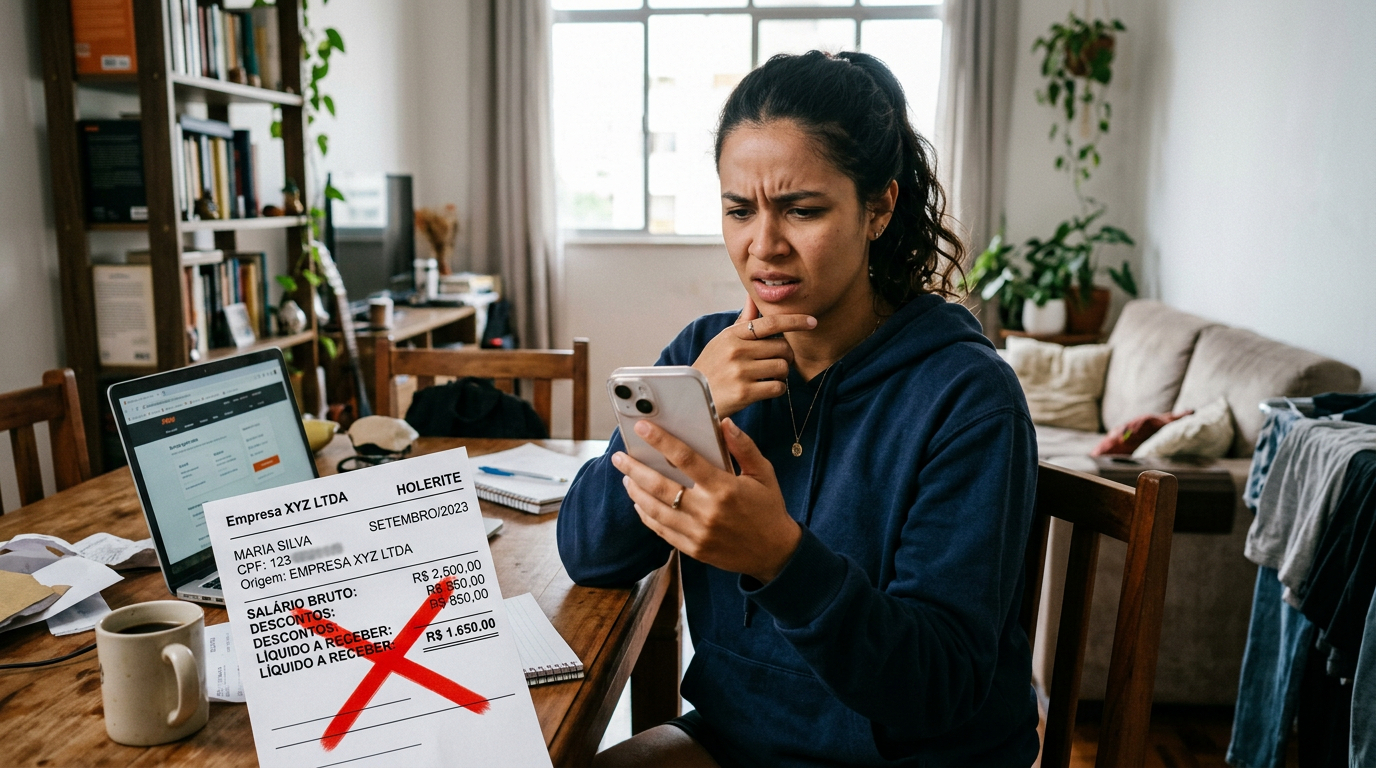 Minha chefe me pagava R$ 2000 no holerite e R$ 2000 no Pix ‘pra economizar’ e quem se deu mal fui eu