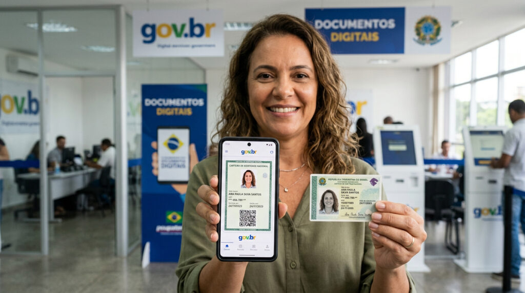 Como emitir a nova carteira de identidade pelo celular do conforto da sua casa
