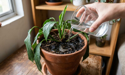 O segredo deste líquido para salvar plantas secas pode surpreender pelos resultados no cultivo