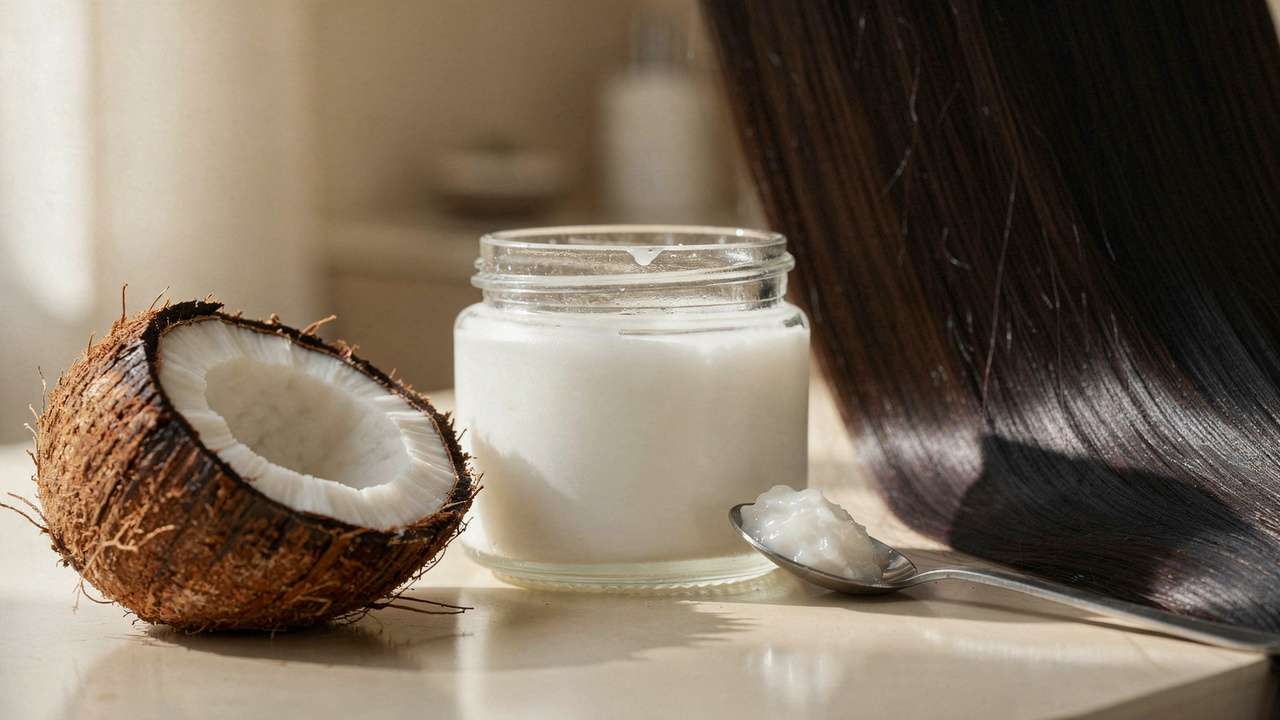 3 maneiras simples de usar óleo de coco para acalmar o couro cabeludo