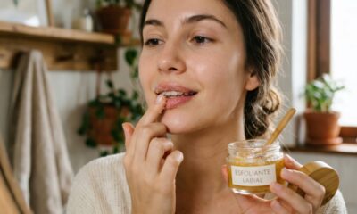 Você pode fazer este esfoliante labial para lábios secos em casa com 4 ingredientes