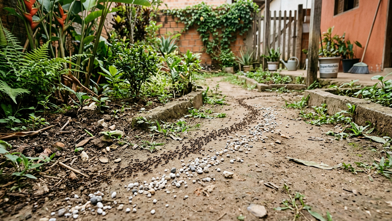 Como afastar formigas do quintal sem complicação e com uma estratégia que cabe na rotina