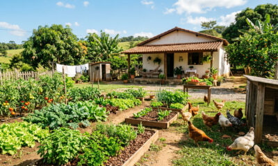 Nessa vila, plantar e colher ainda faz parte da rotina de muitas famílias todos os dias