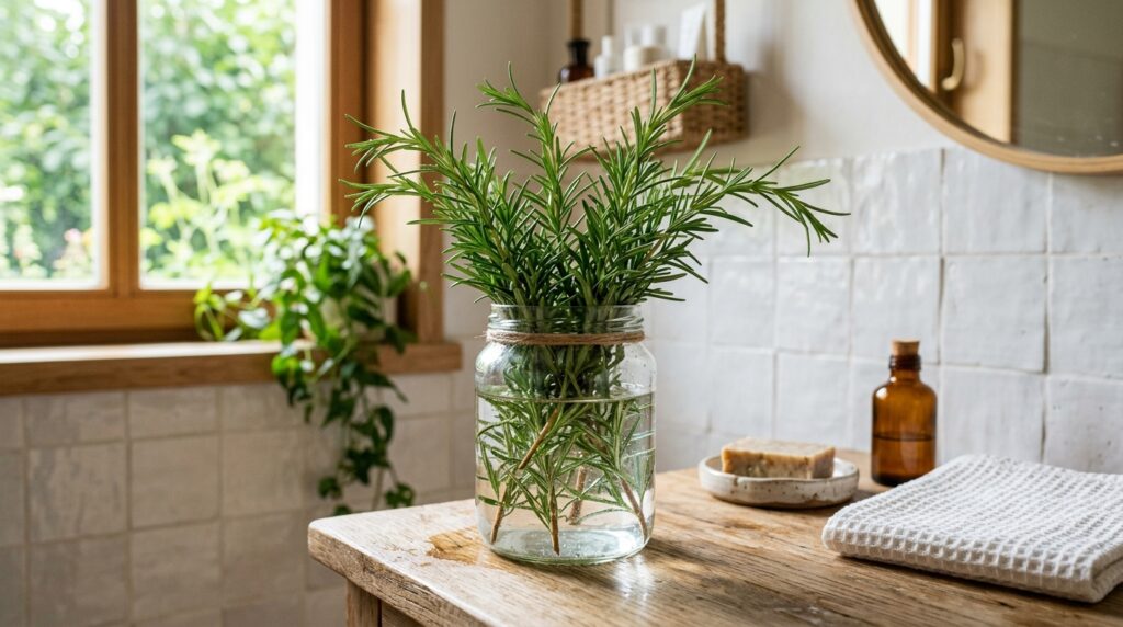 Enxágue com chá de alecrim ajuda o cabelo a ganhar frescor e leveza