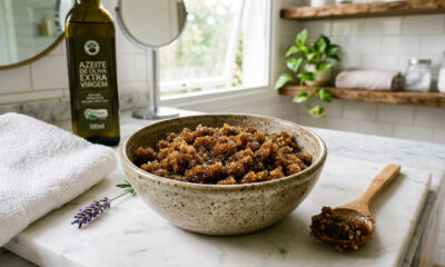 Misturar açúcar mascavo com azeite: para que serve e por que essa receita aparece tanto no autocuidado