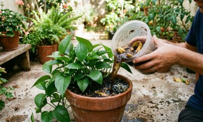 O melhor adubo caseiro para plantas crescerem rápido e ficarem mais fortes em poucos dias