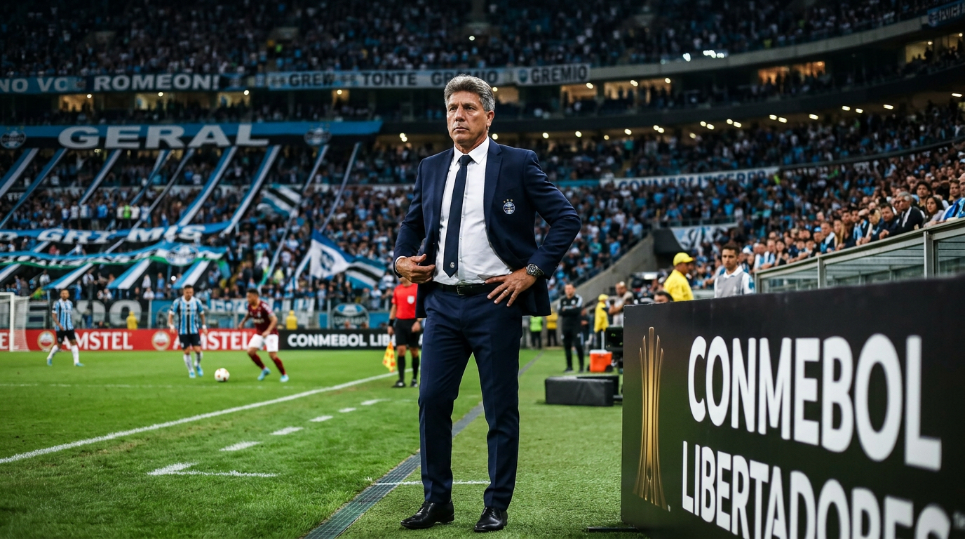 Suspenso por 3 jogos pela Conmebol, Renato Gaúcho desfalca o Vasco da Gama na Sul-Americana