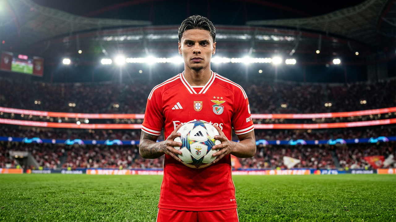 Benfica aceita negociar Richard Ríos com o Manchester United e estabelece valor acima de R$ 200 milhões