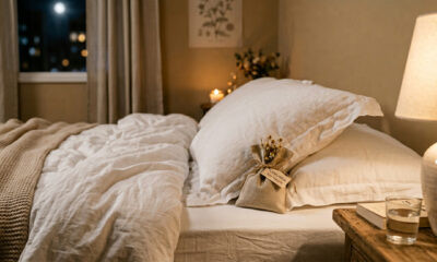 Coloque sachê de camomila debaixo do travesseiro à noite, seu quarto vai te agradecer pela manhã