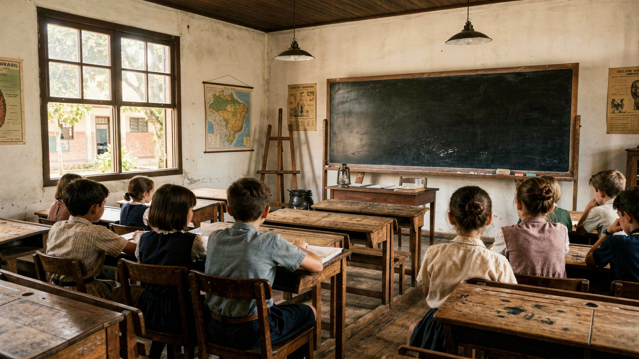Se você estudou assim, sua infância escolar foi diferente e cheia de lembranças que ainda emocionam