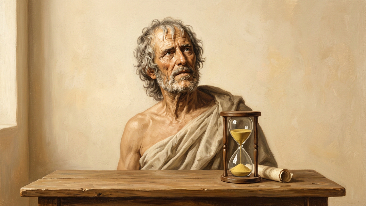 Citação do dia do filósofo estoico Sêneca: “Para ser feliz, você deve eliminar duas coisas...” lições sobre viver com mais leveza, deixando para trás a ansiedade sobre o futuro e os pesos do passado