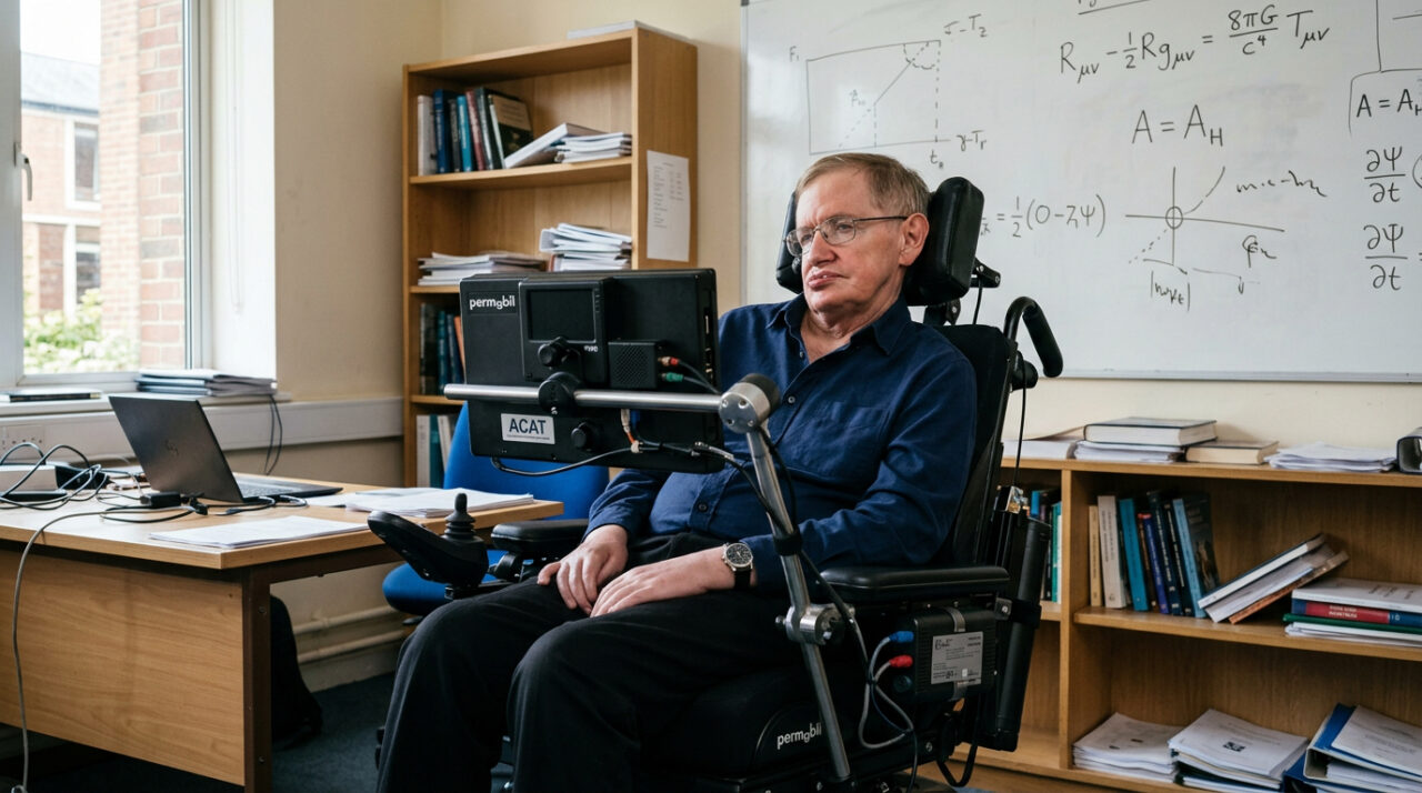 Stephen Hawking, cosmólogo e físico teórico: “As pessoas quietas e silenciosas são as que têm as mentes mais fortes e eloquentes.”