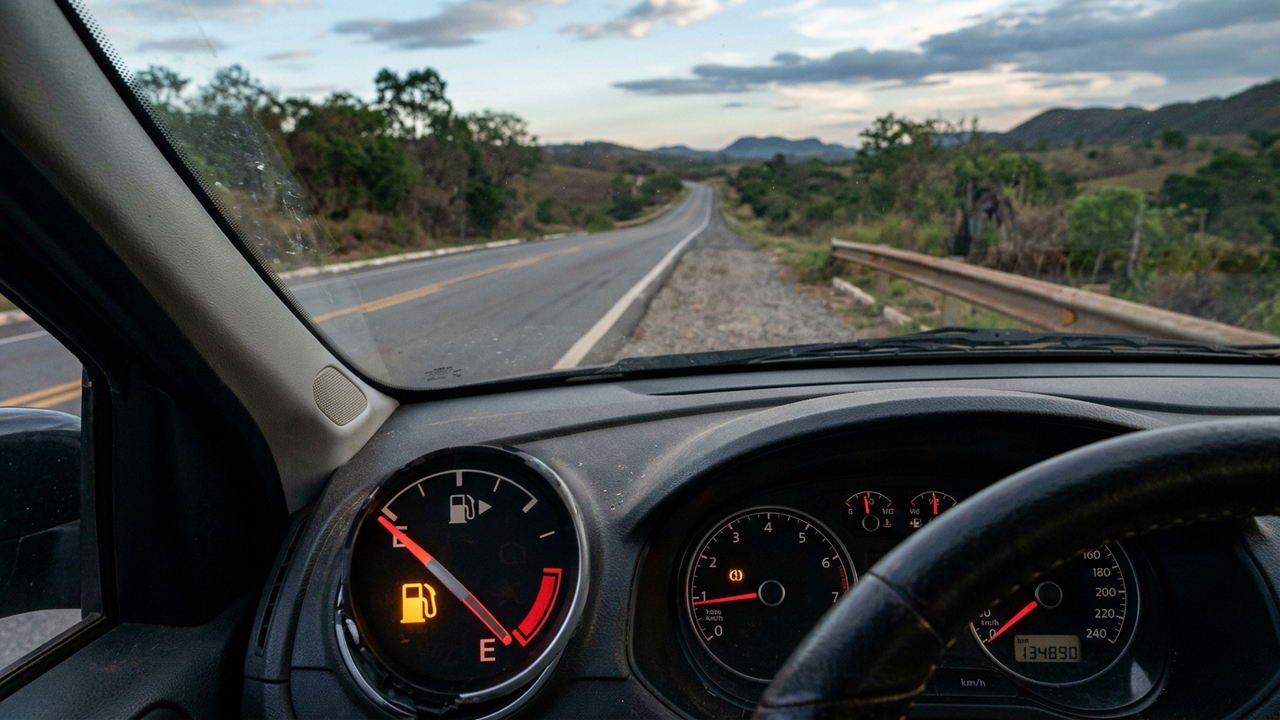 Rodar com o carro na reserva pode reduzir a vida útil da bomba de combustível