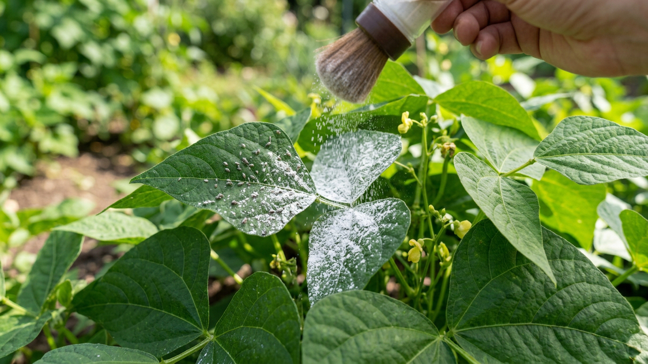 Jogue este pó branco no jardim contra pragas e perceba a diferença já nos primeiros dias