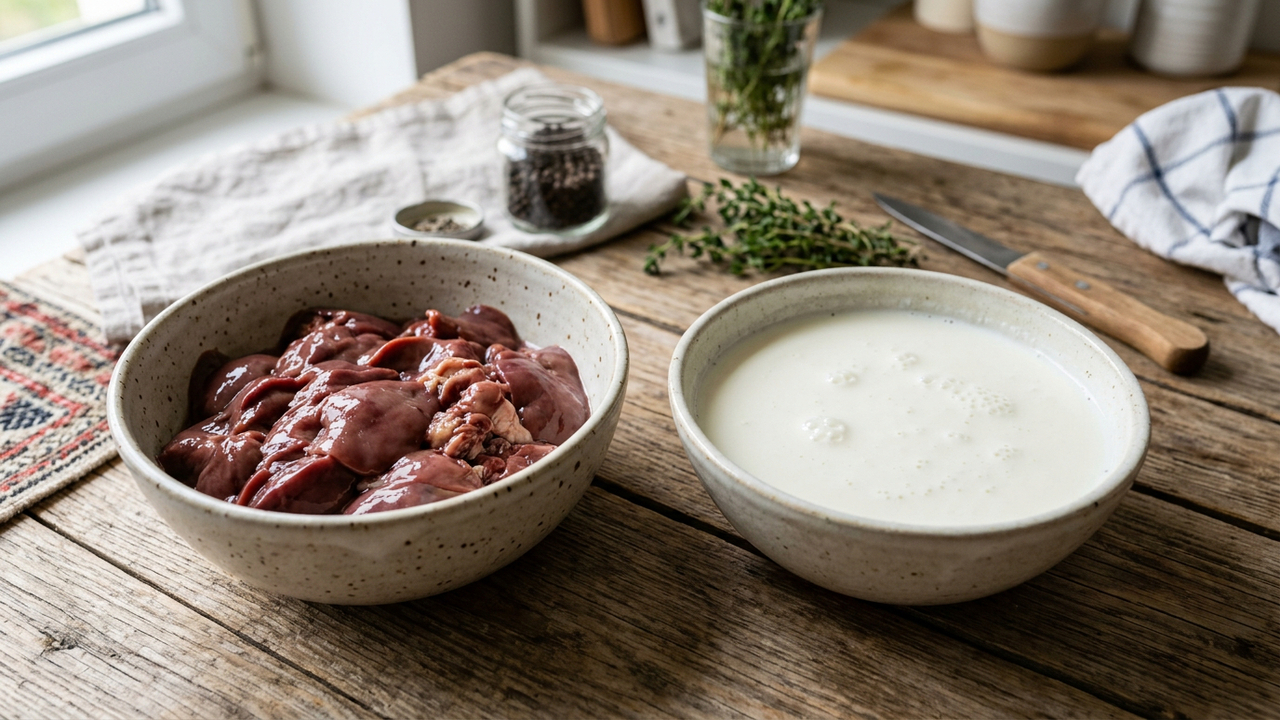 O truque melhor que o leite para deixar fígado de frango macio, suculento e muito mais gostoso