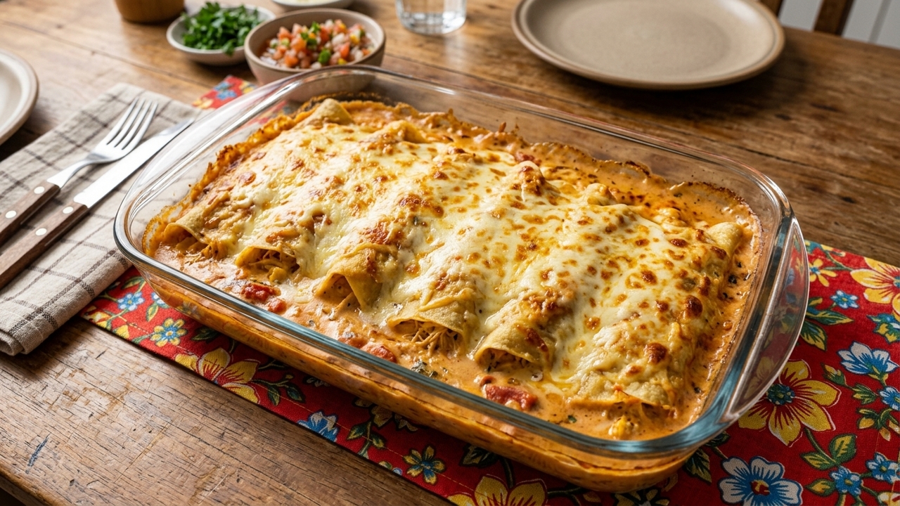 Essa panqueca de frango desfiado leva massa macia e recheio com requeijão, perfeita para servir bem quentinha