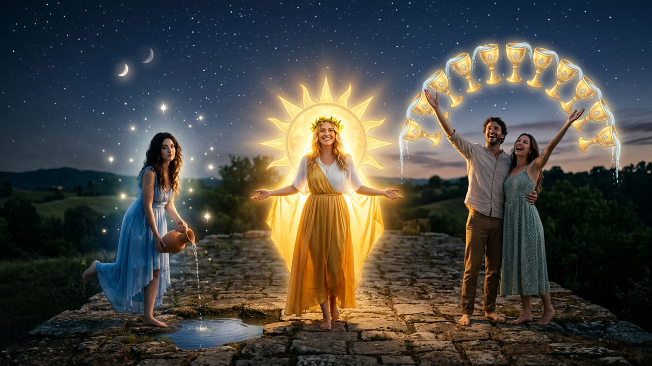 Essas 3 cartas do tarot costumam aparecer quando sorte e oportunidades começam a se aproximar