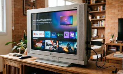 Este dispositivo pequeno transforma TV antiga em uma smart poderosa e permite acessar conteúdos digitais com facilidade