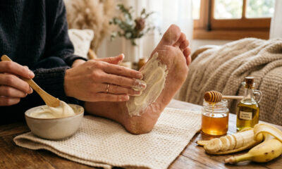 Como fazer uma máscara hidratante para os pés e conquistar pele de bebê sem sair de casa