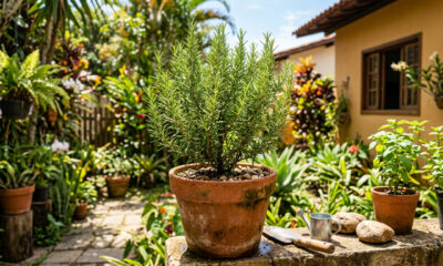 Alecrim é resistente a quase tudo, mas é melhor não plantá-lo perto desta planta: onde plantá-lo no jardim e como usá-lo