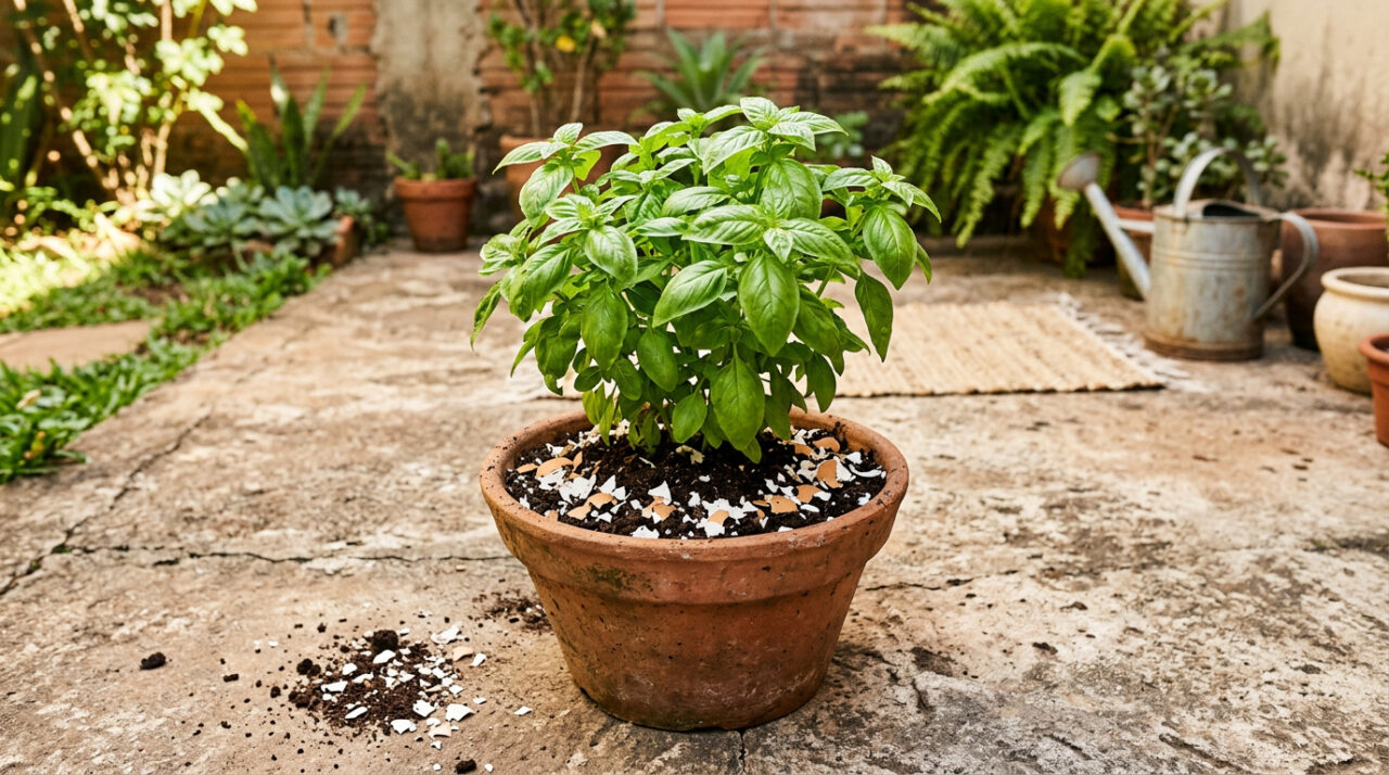 Colocar casca de ovo triturada nos vasos e no jardim: para que serve e por que é recomendada