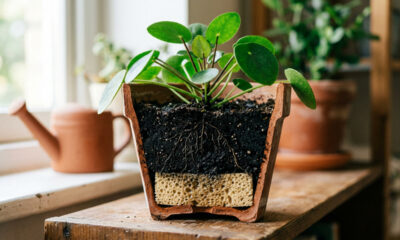 Este truque da esponja que mantém suas plantas hidratadas por até 15 dias de verdade com mais praticidade