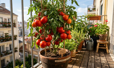 Conheça o segredo de cultivar tomate gigante em vasos dentro do seu apartamento e colher frutos impressionantes
