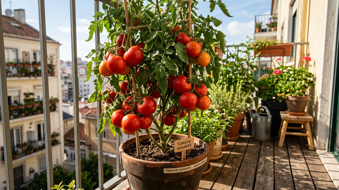 Conheça o segredo de cultivar tomate gigante em vasos dentro do seu apartamento e colher frutos impressionantes
