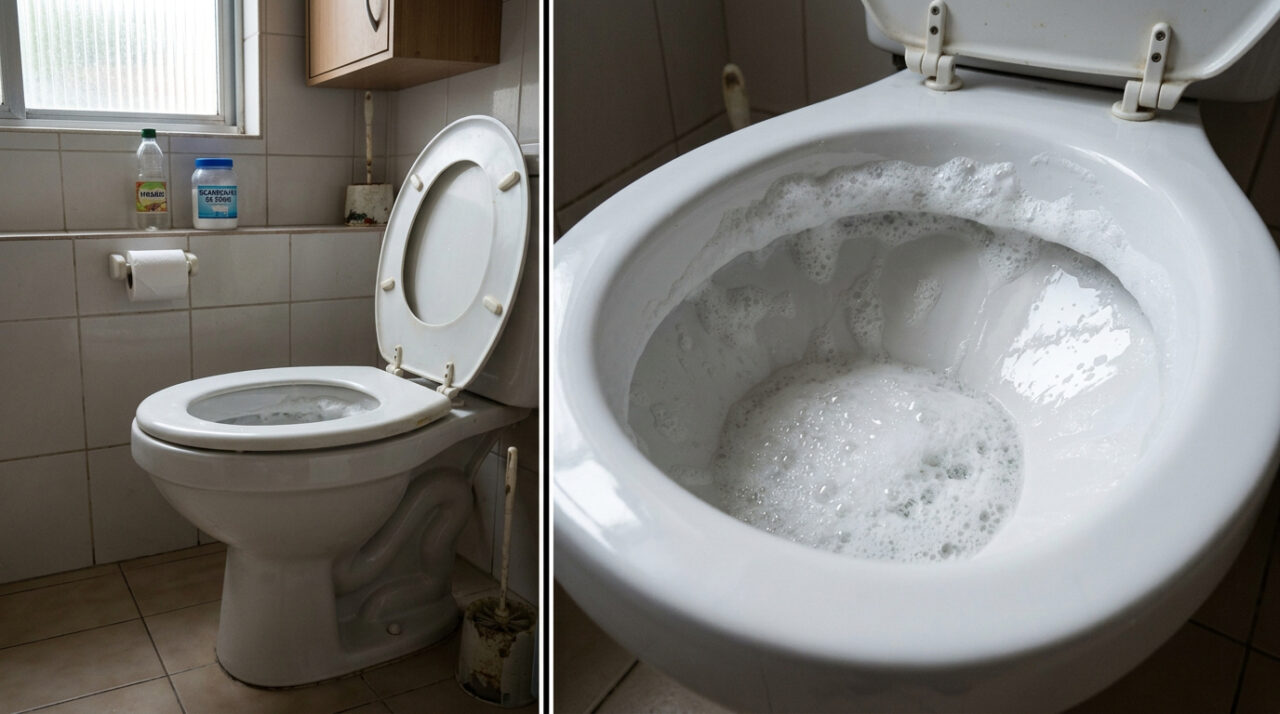Jogar vinagre e bicarbonato no vaso sanitário: para que serve e por que recomendam