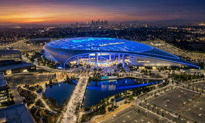 Esse estádio da Copa do Mundo 2026 é o mais caro da história: ele custa mais de R$ 25 bilhões, tem 70 mil lugares e uma "TV" de 6500m² e 998 toneladas que fica suspensa sobre o campo