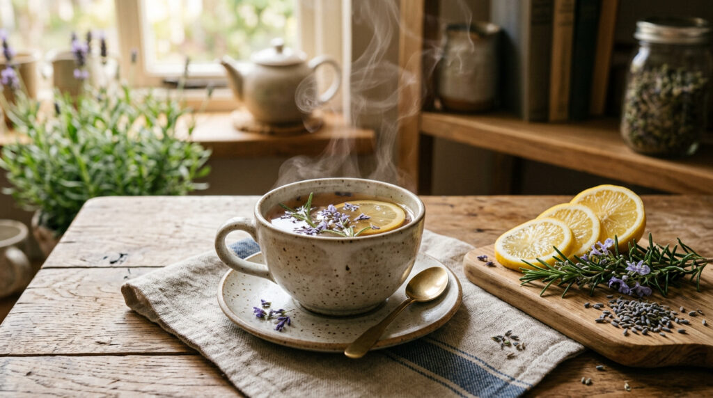 Ferver lavanda, limão e alecrim: por que é recomendado e quais são os seus benefícios