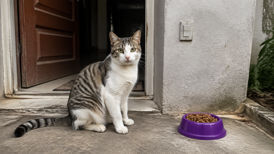 Ao ajudar um gato perdido, mulher descobre algo surpreendente