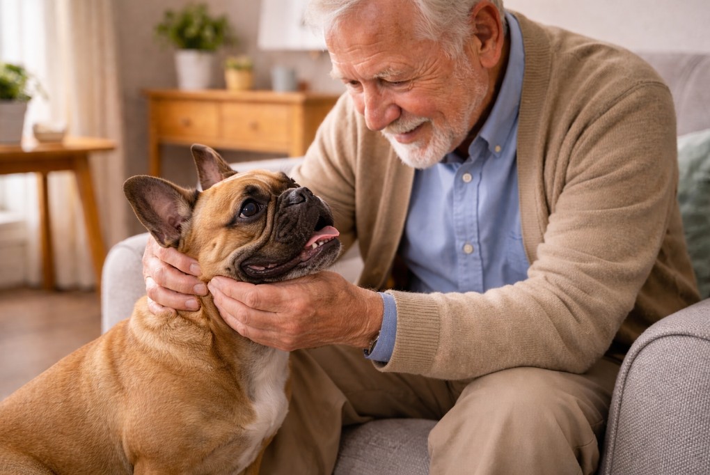 Cão minúsculo perde o controle depois de chegar na sua casa de repouso favorita